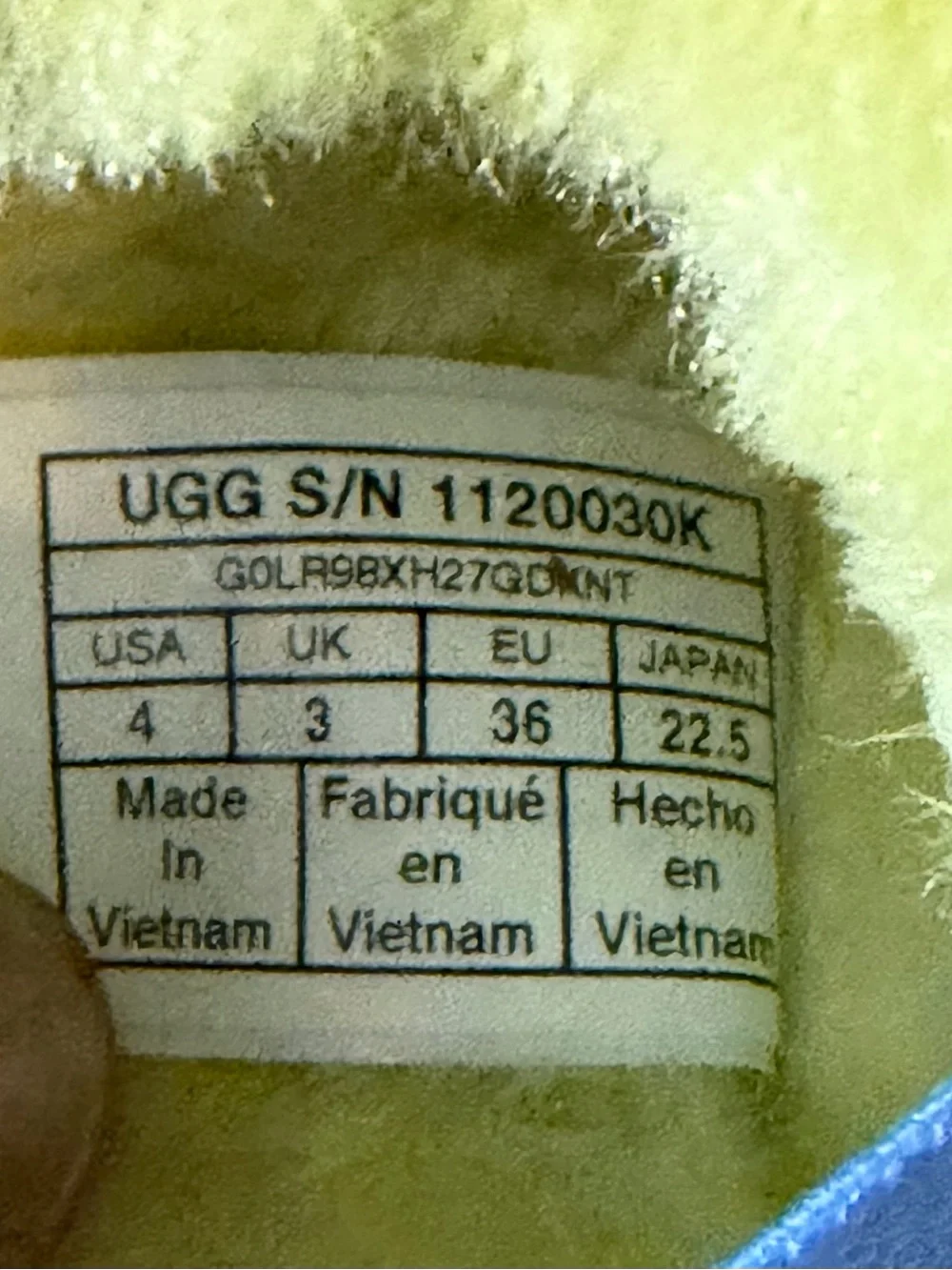 UGG Fluff Yeah Slide - Pollen w/Gradient Strap